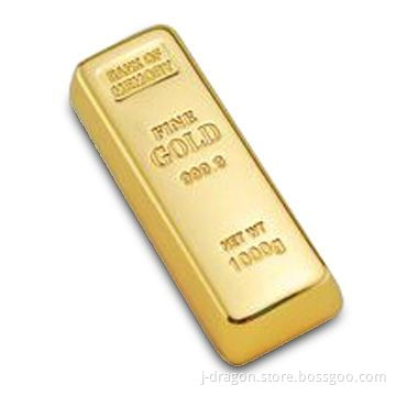 Gold Bar USB Drive with 1 to 32GB Capacity, High Data Speed and 10 Years Data Retention